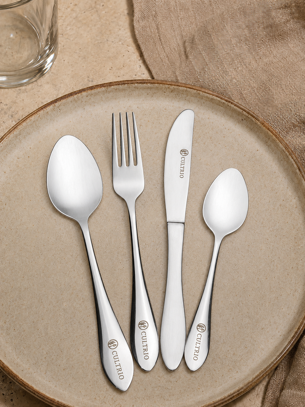 HERRITAGE BY CULTRIO SERVING SET - 14 GAUGE - WITH PREMIUM PACKING