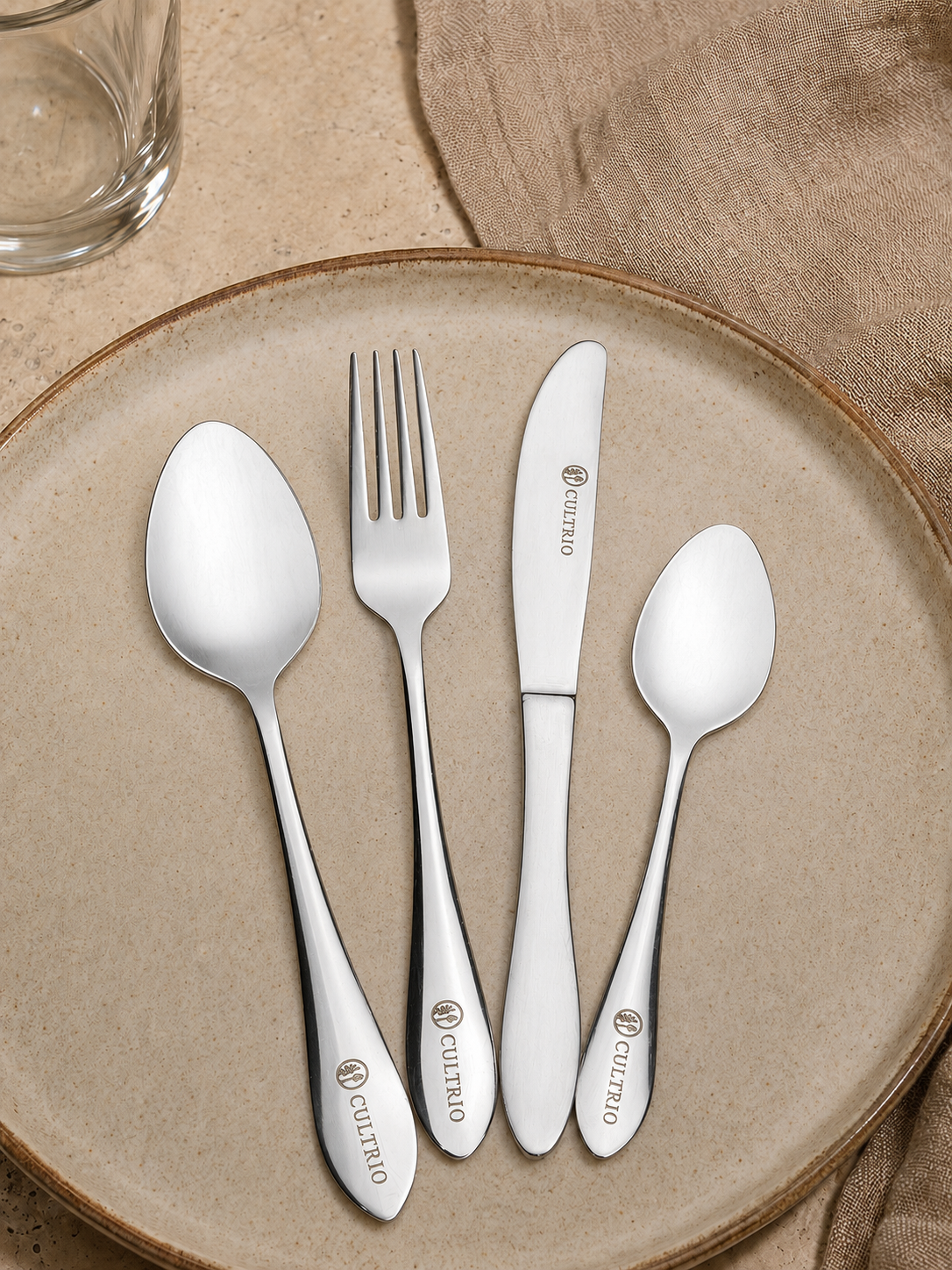 HERRITAGE BY CULTRIO SERVING SET - 14 GAUGE - WITH PREMIUM PACKING