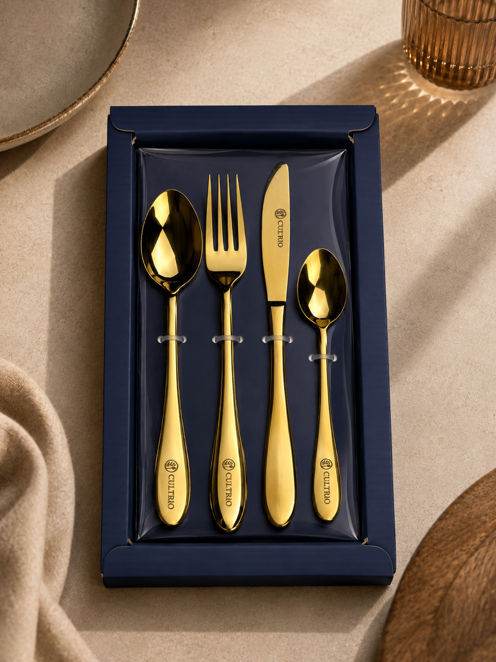 ROYALE BY CULTRIO SERVING SET - 14 GAUGE - WITH PREMIUM PACKING
