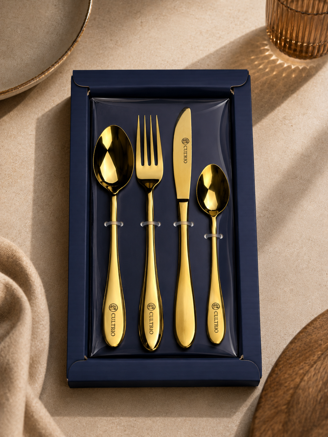 ROYALE BY CULTRIO SERVING SET - 14 GAUGE - WITH PREMIUM PACKING