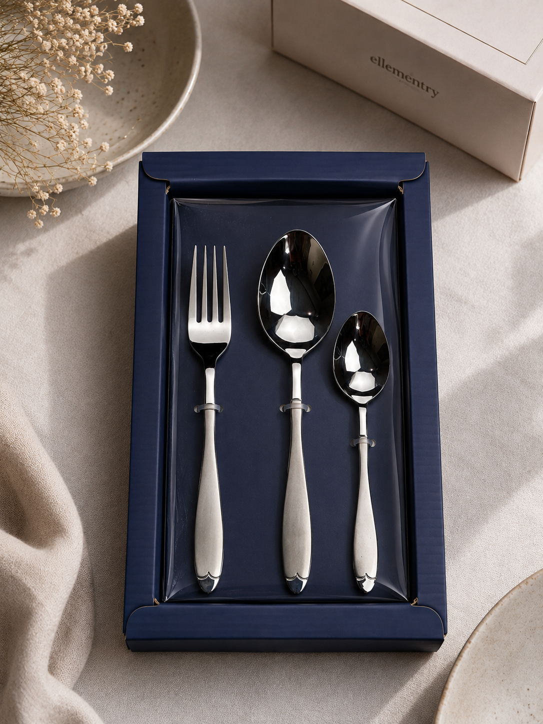 PRESTIGE BY CULTRIO SERVING SET - 11 GAUGE - WITH PREMIUM PACKING