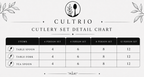 PRESTIGE BY CULTRIO SERVING SET - 11 GAUGE - WITH PREMIUM PACKING